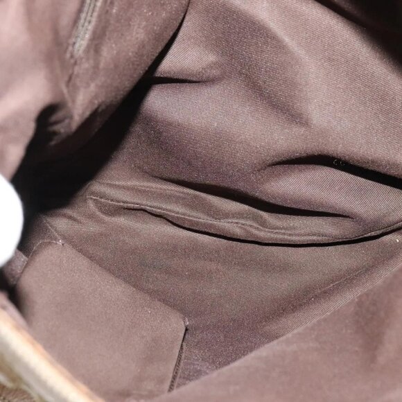 GUCCI GG Canvas Shoulder Bag Beige Gold - Picture 13 of 15